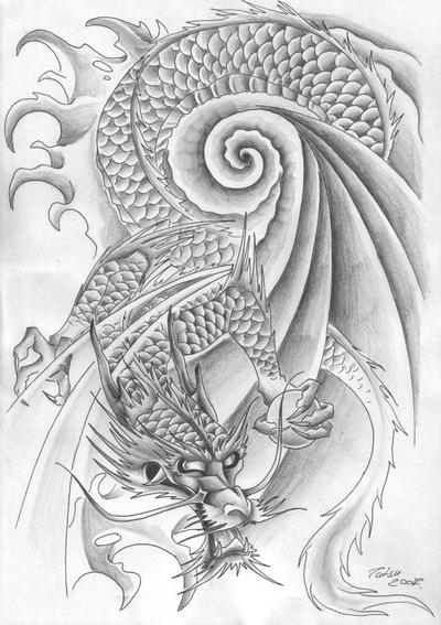 Beautiful Tattoos Designs on Beautiful Tattoo Art  Japanese Dragon Tattoo Designs
