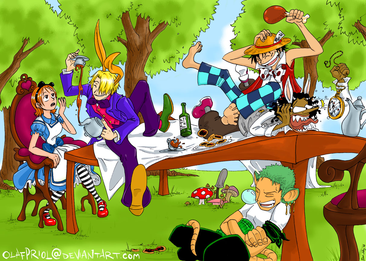 One_Piece__A_Mad_Tea_Party_by_olafpriol