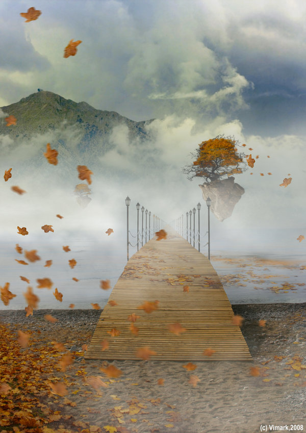 Road to the autumn by the surreal arts
