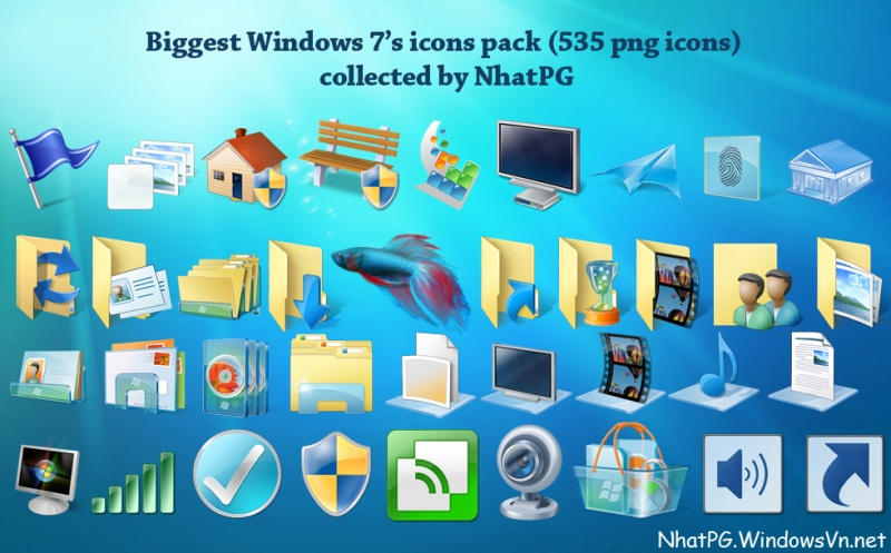 Ikony Windows 7 by NhatPG