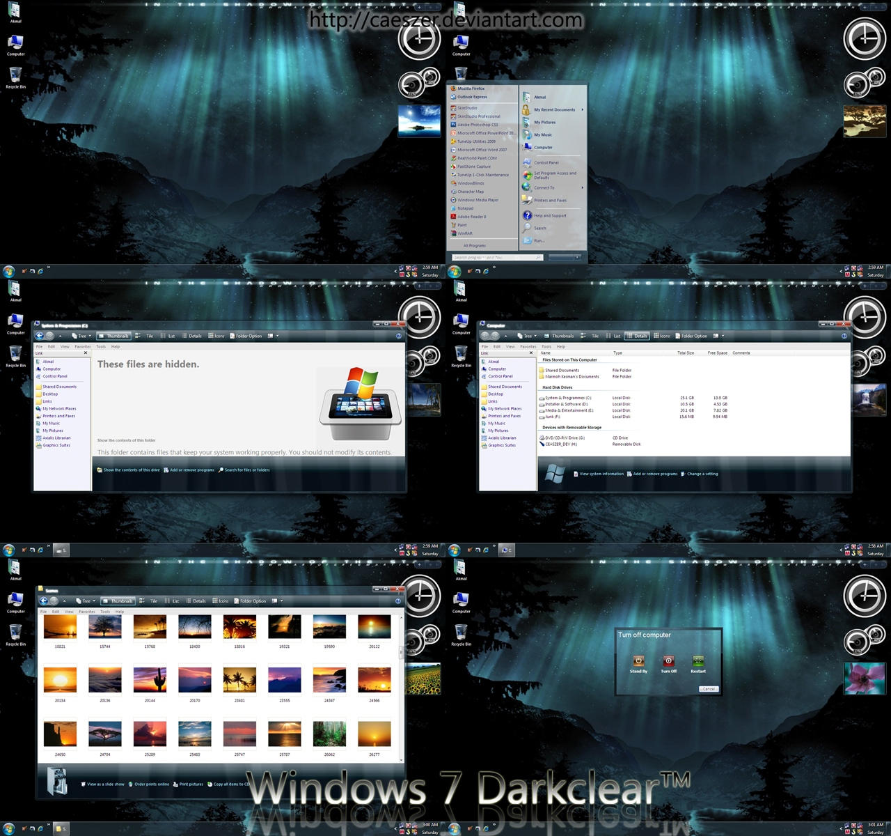 Windows 7 Darkclear for XP  full