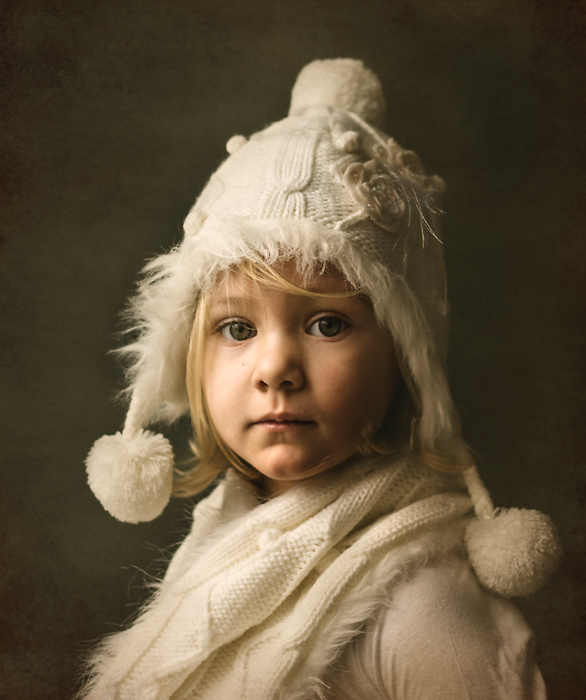 Girl with a white hat by scorpiophotography