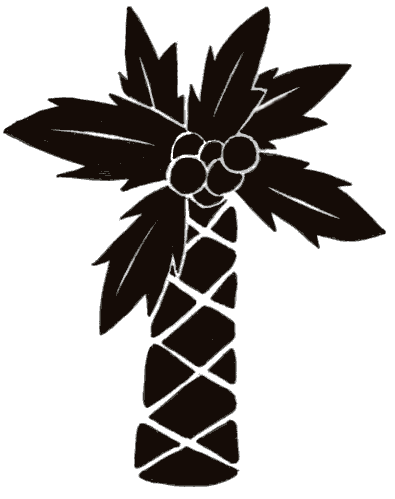 Palm Tree Tattoo Art Work. Palm